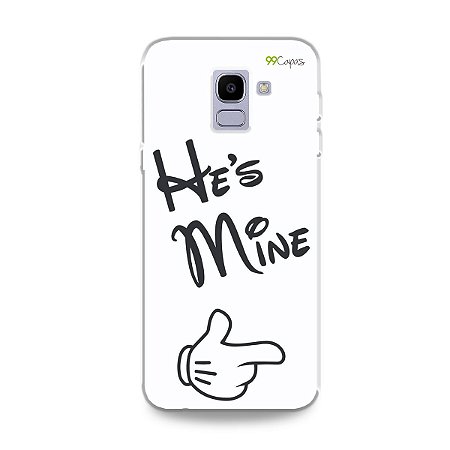 Capa para Galaxy J6 - He's Mine