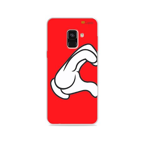 Capa para Galaxy A8 2018 - Coração Mickey - 99capas - Capinhas e cases  personalizadas para celular