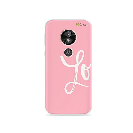 Capa para Moto E5 Play - Love 1