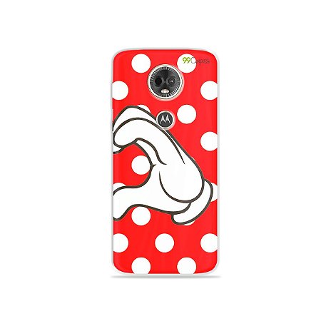 Capa para Moto E5 Plus - Coração Minnie - 99capas - Capinhas e cases  personalizadas para celular