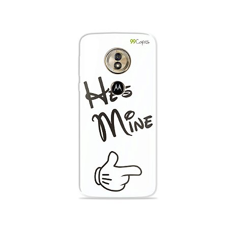 Capa para Moto G6 Play - He's Mine