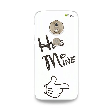 Capa para Moto G7 Play - He's Mine