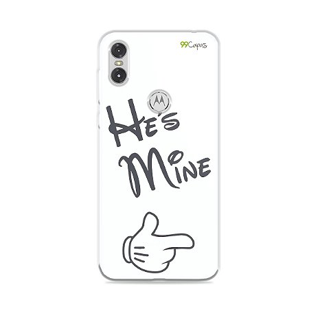 Capa para Moto One - He's Mine