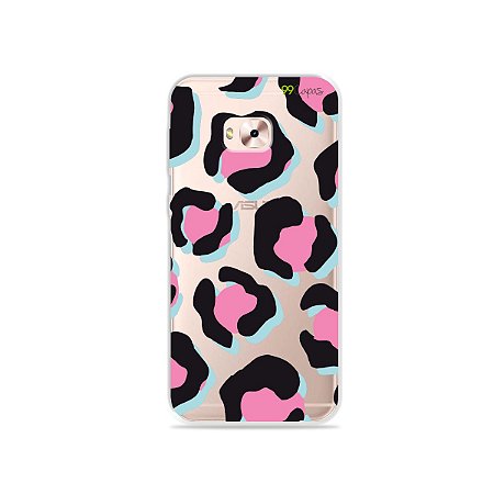 Capa para Zenfone 4 Selfie Pro - Animal Print Black & Pink