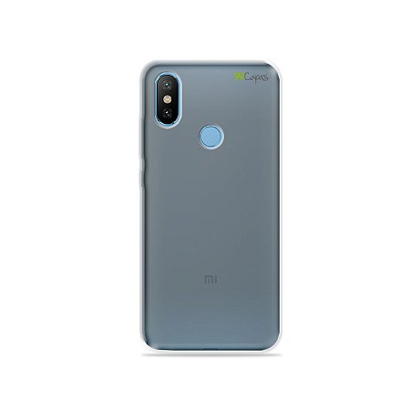 Funda de Silicona Semitransparente para Xiaomi Redmi Note 8 Pro Azul