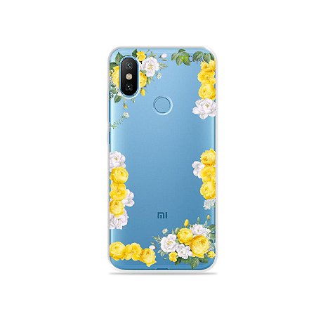 Capa para Xiaomi Mi 8 - Yellow Roses