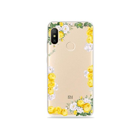 Capa para Xiaomi Mi A2 Lite - Yellow Roses
