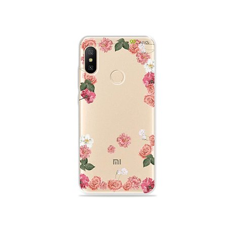 Capa para Xiaomi Mi A2 Lite - Pink Roses