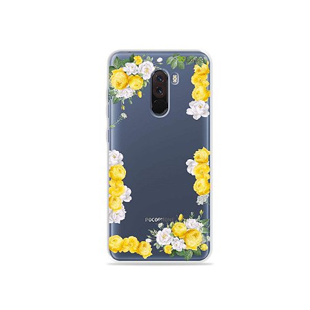 Capa para Xiaomi Pocophone F1 - Yellow Roses