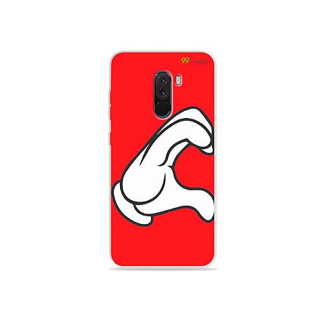 Capa para Xiaomi Pocophone F1 - Coração Mickey