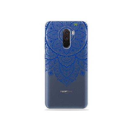 Capa para Xiaomi Pocophone F1 - Mandala Azul