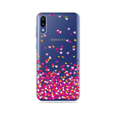 Capa para Galaxy M10 - Corações Rosa - 99capas - Capinhas e cases  personalizadas para celular