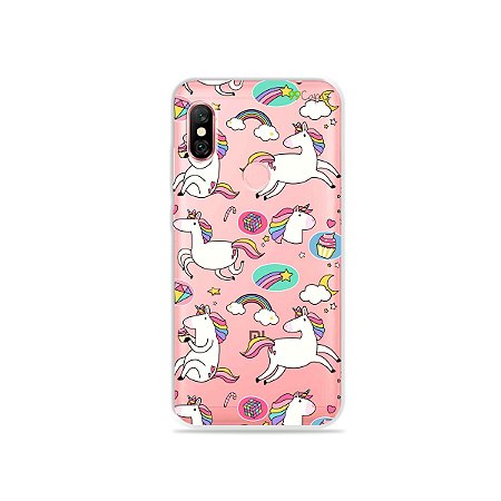 Capa para Xiaomi Redmi Note 6 Pro - Unicórnios Felizes - 99capas - Capinhas  e cases personalizadas para celular