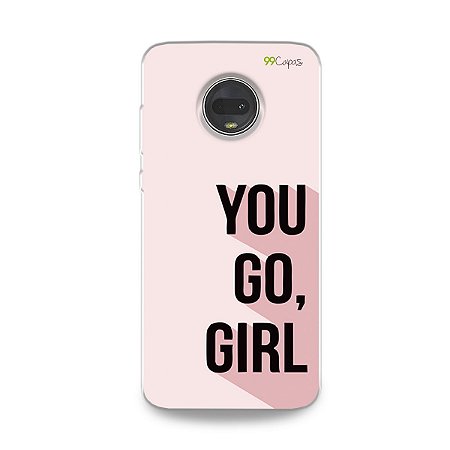 Capa para Moto G7 - You Go, Girl