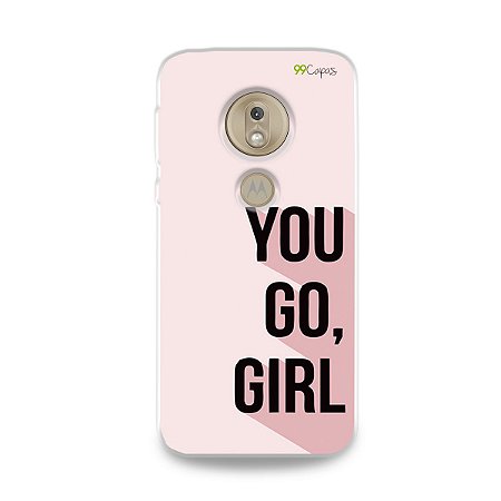 Capa para Moto G7 Play - You Go, Girl