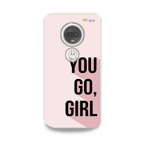 Capa para Moto G7 Plus - You Go, Girl