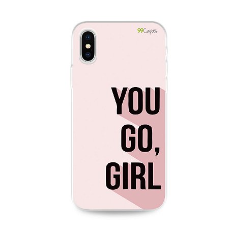 Capa para iPhone X/XS - You Go, Girl