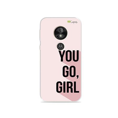 Capa para Moto E5 Play - You Go, Girl