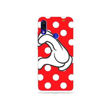Capa para Xiaomi Redmi Note 7 - Coração Minnie