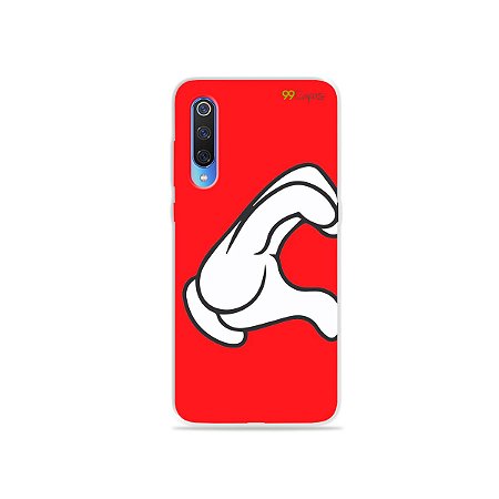 Capa para Xiaomi Mi 9 - Coração Mickey