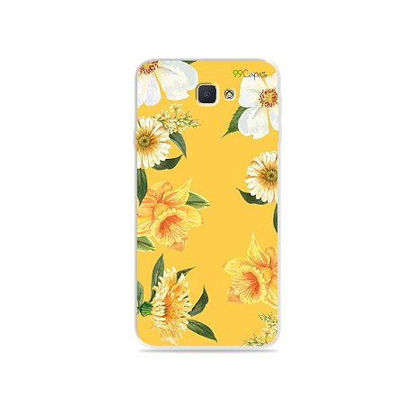 Capa para Galaxy J7 Prime - Margaridas