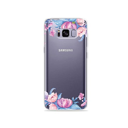 Capa para Galaxy S8 - Bromélias