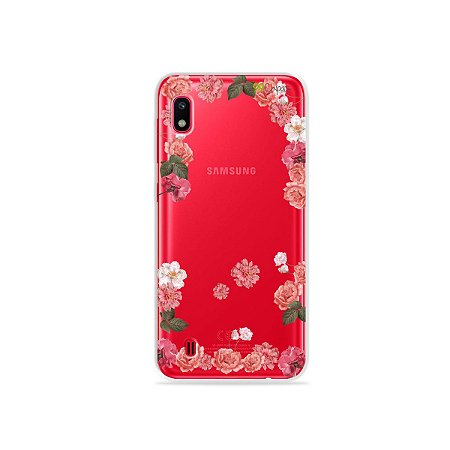 Capa para Galaxy A10 - Pink Roses - 99capas - Capinhas e cases  personalizadas para celular