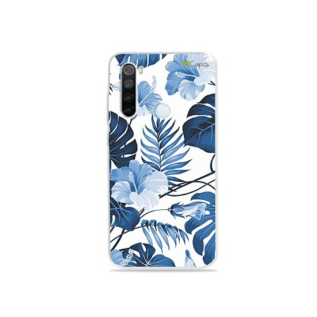 Capa para Xiaomi Redmi Note 8 - Flowers in Blue