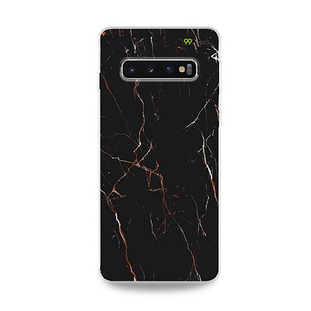 Capa para Galaxy S10 Plus - Marble Black