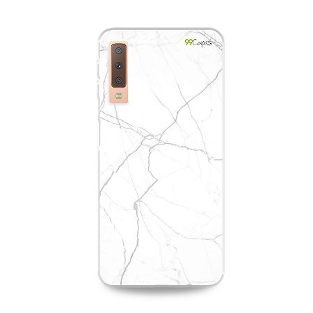 Capa para Galaxy A7 2018 - Marble White