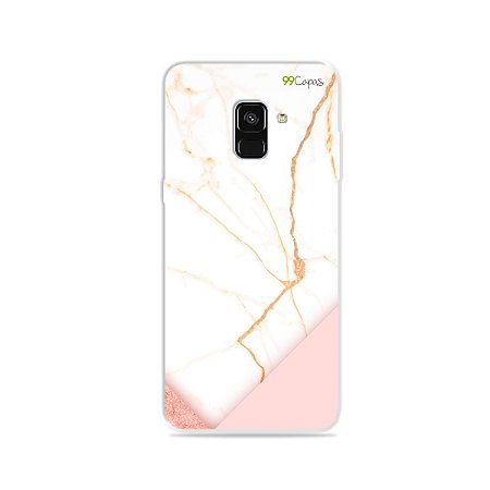 Capa para Galaxy A8 Plus 2018 - Marble