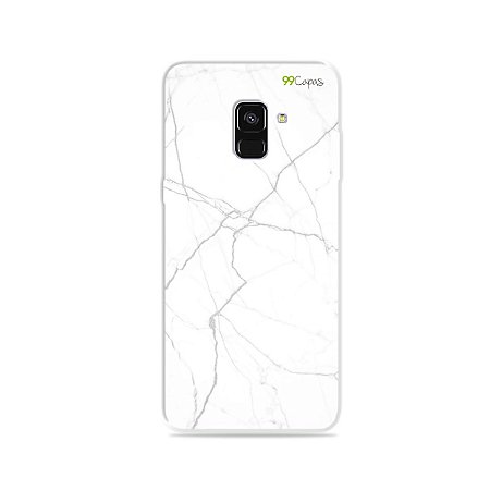 Capa para Galaxy A8 Plus 2018 - Marble White