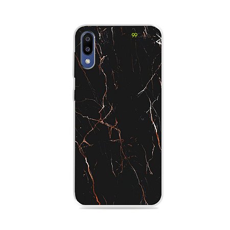 Capa para Galaxy M10 - Marble Black