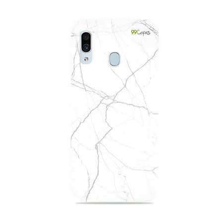 Capa para Galaxy A30 - Marble White