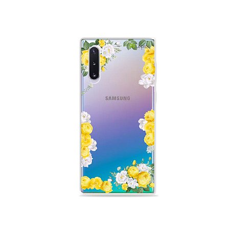 Capa para Galaxy Note 10 - Yellow Roses