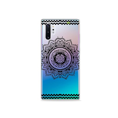 Capa para Galaxy Note 10 - Mandala Preta