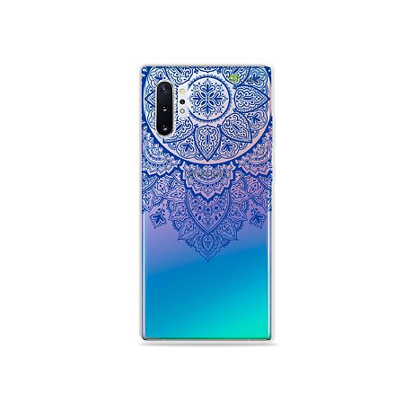 Capa para Galaxy Note 10 - Mandala Azul