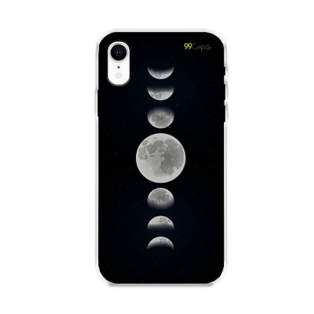Capa para iPhone XR - Fases da Lua