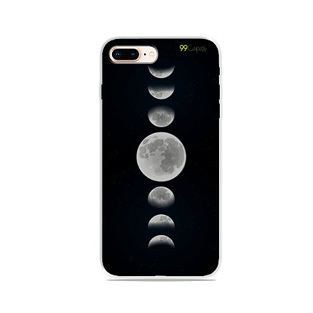 Capa para iPhone 8 Plus - Fases da Lua