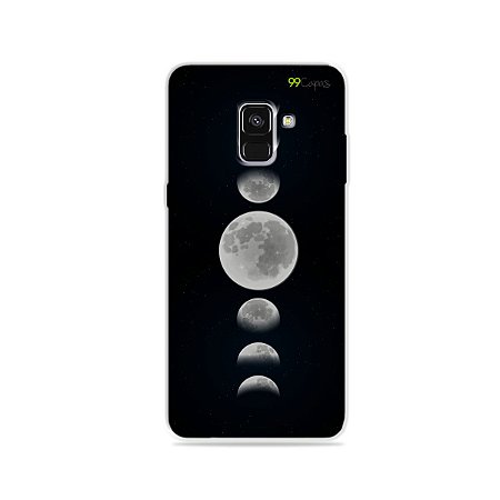 Capa para Galaxy A8 Plus - Fases da Lua