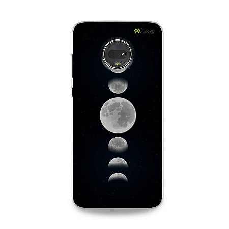 Capa para Moto G7 - Fases da Lua