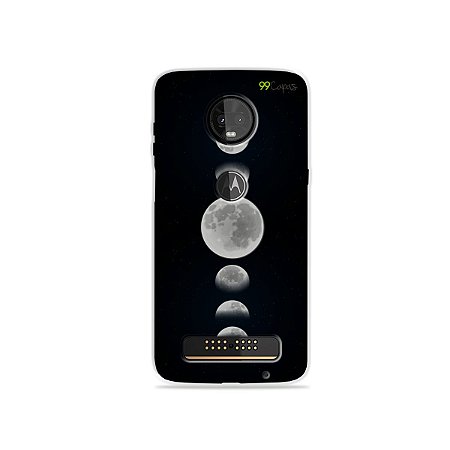 Capa para Moto Z3 Play - Fases da Lua