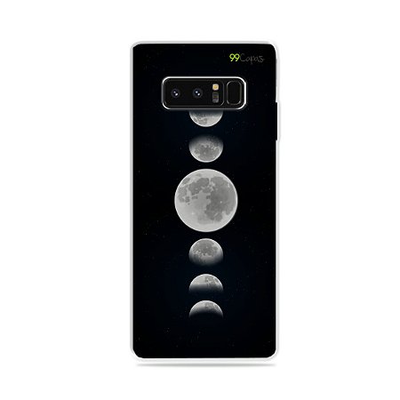 Capa para Galaxy Note 8 - Fases da Lua