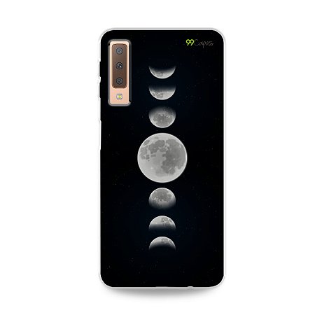 Capa para Galaxy A7 2018 - Fases da Lua