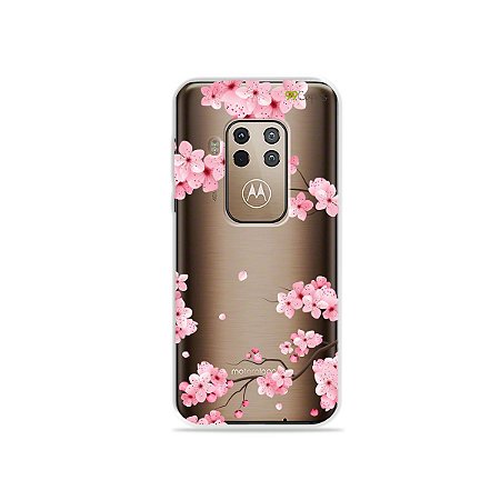 Capa para Moto One Zoom - Cerejeiras - 99capas - Capinhas e cases  personalizadas para celular