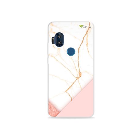 Capa para Moto One Hyper - Marble