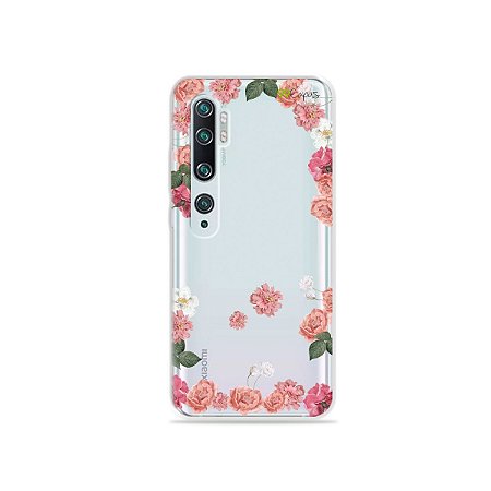 Capa para Xiaomi Mi Note 10 - Pink Roses