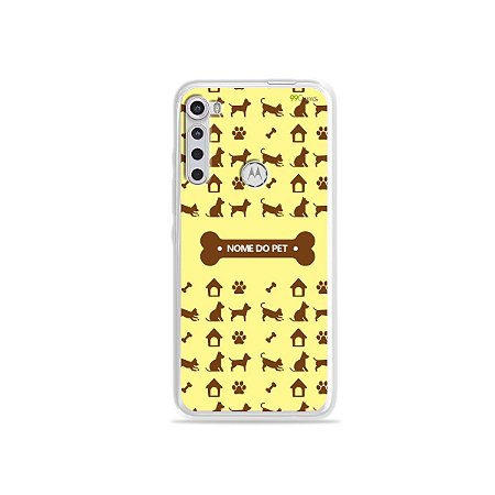 Capa My Pet Yellow com nome personalizado - 99Capas