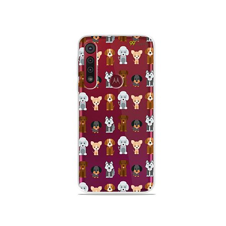 Capa para Moto G8 Plus - Doguinhos