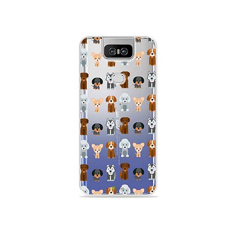 Capa para Zenfone 6 - Doguinhos